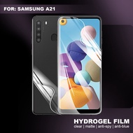 DW DW DW| Anti-Scratch Samsung A21 Hydrogel Film Clear Anti-Glare Anti-Spy Anti-Blu Light Not Temper