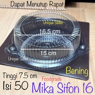 [Isi50] Mika Bolu Bulat Sifon 16 cm Tinggi 7.5 cm TX / Mika SF 1607 16-7 / Mika Bolu Bulat 16.5 165 