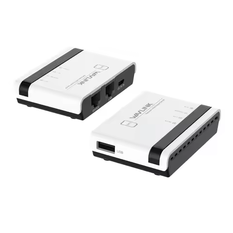 Wireless Wifi Ethernet USB Printe Server Adapter Auto Queue Connect Over Wifi &100M Lan For USB Prin