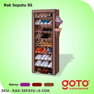 Kasa Rak Sepatu Kain Portable Susun Shoes Rack Lemari Serbaguna - 9S