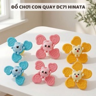 Hinata DC71 wall-mounted spinning top toy - Animal shapes, diverse colors, stimulates baby's vision