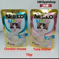 Nekko kitten chicken & Tuna 70gr - durable cat food
