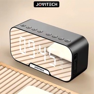 JOVITECH bluetooth speaker ลำโพงบลูทูธ ลำโพงไร้สาย เบสหนักๆ ลำโพงดังๆมีไฟแบบLED ลำโพงบลูทูธพร้อมนาฬิ