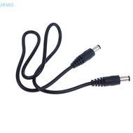 JRMO DC Power Plug 5.5 x 2.1mm Male To 5.5 x 2.1mm Male CCTV Adapter Connector Cable 12V 10A Power Extension Cords 0.5m HOT