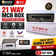 [READY STOCK] 21 WAY TC SURFACE PVC MCB DB BOX / CONSUMER UNIT / CONSUMER BOX / 21 WAY MCB BOX