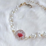 法式珍珠編織滿天星手鍊