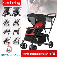 Seebaby T12 Pro Tandem Stroller / Twin Stroller - Latest Version