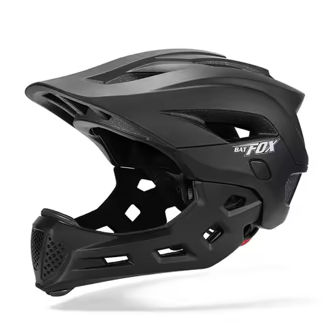Bat Fox Child Motorcycle Helmet Full Face Mtb Bicycle Helmet Children Cycling Mountain Bike Skateboa