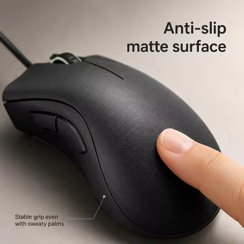 New Original Wired Gaming Mouse Optical Sensor 6400 DPI Gaming Mouse For Laptop Optical Mouse Light 