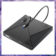 (GPBS) External CD/DVD DrivePortable DVD Reader Writer ROM DriveCD Burner External Disk Drive for La