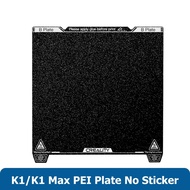 Creality K1/K1 MAX PEI Sheet Flexible Spring Steel Platform Build Plate Kit without Magnetic Sticker