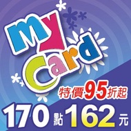 SOFTWORLD 智冠科技 MyCard 170點 -95折 _下載版