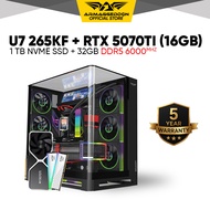 Armaggeddon Ultra 7 265KF + RTX 5070TI Custom PC Desktop 16GB 1TB SSD Gaming PC