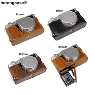 Pu Leather Camera Bag Body Case For Fujifilm X-H2S X-S10 X-E4 X100V XF10 X-T30 II X-T20 X-T4 X-T200 X-T3 X-T2 XT4 XS10 XT30II X-T100 XE3 X100S X100T X100F QVHJ