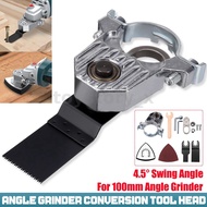 Cordless Oscillating Multi Tool Angle Grinder 4.5° Swing Angle Conversion Tool Head For 100mm Angle Grinder