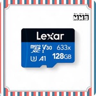 LEXAR - LEXAR - 128GB MicroSD SDXC 633X 支援4K ULTRA HD U3 V30 記憶卡 【原裝正貨】