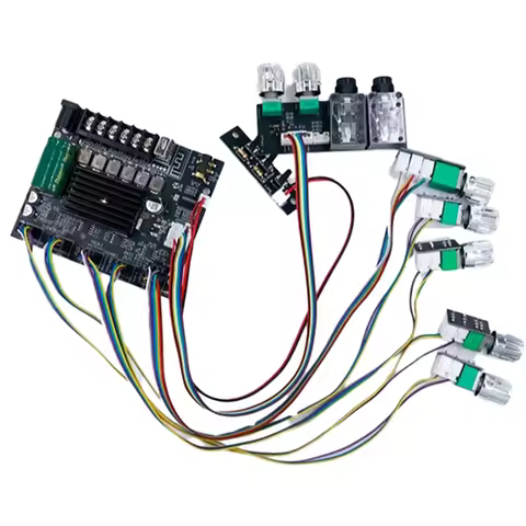 Y58A ZK-MT21S KTV Microphone Lead Type And 2.1 Channel Bluetooth Amplifier Board Audio Machine 50+ 5