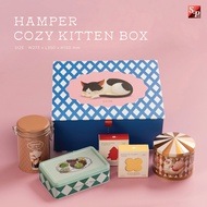 S&P HAMPER COZY KITTEN COFFEE COMFORT SET -  แฮมเปอร์เซตคอฟฟีคัมเฟิร์ท (กล่องลายแมว)