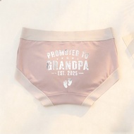 Pink Baby Footprints Underwear - A Thoughtful Gift for New Dads