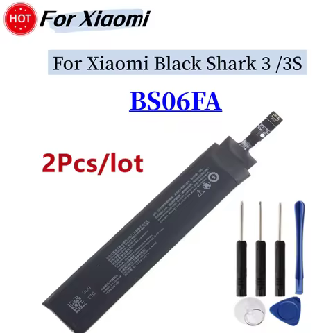 2pcs/lot For Xiaomi BS06FA Original Battery For Xiaomi Black Shark 3 3S BSO6FA High Capacity Genuine
