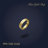 24k / 999 Gold Couple Designer Ring V2 by Best Gold Shop