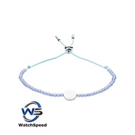 Fossil JF02979040 Blue Agate Disc Semi-Precious Ladies / Womens Bracelet