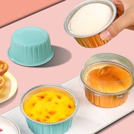 10 Pcs Kue Cup Aluminium Foil Import Bisa Dipakai Berulang / Cup Kue Korean Dessert Box Kotak Cup Ca