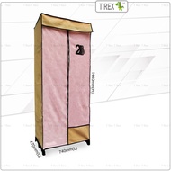 2B ECO Plastic Wardrobe With Zip / Fabric Wardrobe / Cabinet Clothes Storage Rack / Multipurpose Clo
