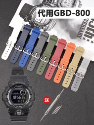 ทดแทน Casio Casio g-shock GBD-800 นาฬิกาเรซิ่นกันน้ำด้วย GMA-B800/ga800