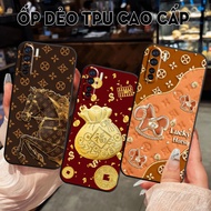 Case for Oppo A91 / Reno 3 printed with lucky horse and money bag