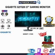 [ผ่อน 0% 6 เดือน]GIGABYTE G27Q20 27" GAMING MONITOR (SS IPS 2K 200Hz)/ประกัน 3 Years