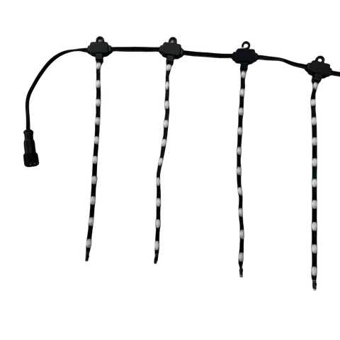 200 Pixels/String 12V 5cm Spacing Addressable RGB Smart LED Pebble Seed Icicle Pixel Light;10 Pixels