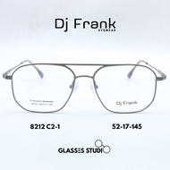 Dj Frank 8212 Eyeglass Frames (Dark Gray Black) 52-17-145