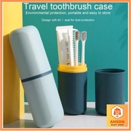 2 in 1 Household Portable Toothbrush Case Dental Cask Rinse Cup Travel Kit Storage Toothpaste Holder