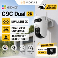 EZVIZ C9C Dual 3MP / C8C 2MP Outdoor WiFi CCTV | AI Auto Tracking | Color Night Vision | Human Vehic