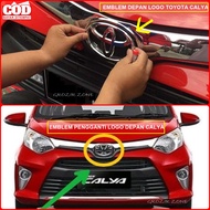 Emblem Toyota CALYA Depan Chrome Logo Bukan Stiker Biasa Aksesoris Variasi GROZIR ZONE