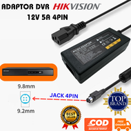 Adaptor DVR Hikvision 12V 5A 4 Pin / Adapter 4 pin 12 Volt 5 Ampere for hikvision dvr