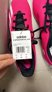 全新 Adidas X Speedportal.4 IN GZ2451 粉紅 US10 UK9.5 EU44 室內足球鞋 Futsal