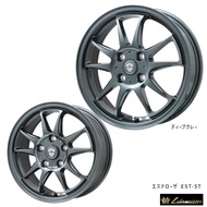 送料無料 エルベ エステローザ EST-5T 4.5J-14 +38 4H-100 (14インチ) 4H100 4.5J+38【1本単品 新品】