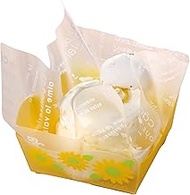 Future MPS-60 Sunflower Yellow RC Tray, 600 Pieces, Wrapping, Divided Bags, Sweets, Made in Japan, W