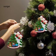 SUN_ Personalized Holiday Keepsakes Diy Christmas Decor Personalized Family Christmas Ornaments Cust