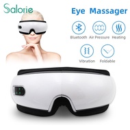 Salorie Eye Massager Air Pressure Heating Bluetooth 4D Eye Care Device Eye Fatigue Massage Foldable Eye Mask