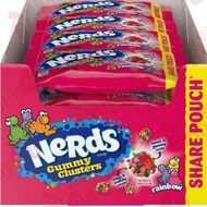 *現貨*Nerds Gummy Clusters Candy Share Pouch 盒裝軟糖 36oz (2.25LB) 1.02kg (一盒12包)