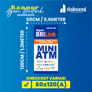 Spanduk BRI Link Custom Murah | Banner Agen Bank BRI Link Berbagai Ukuran