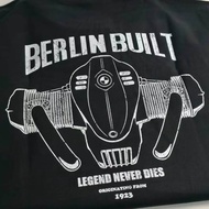 Original Design BMW Boxer Engine R18 Motorcycle Pure Cotton Printed Short-Sleeved Men Women T-Shirt