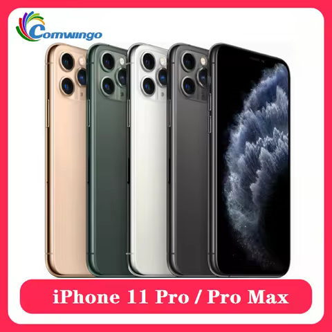 Original Apple iPhone 11 Pro / Pro max 64GB 256GB ROM OLED A13 IOS Face ID Unlocked iphone 11 Pro 11