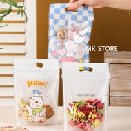 LMK 50pcs Ziplock Plastic Bag Food Storage Plastic Bag Zipper Bag Ziplock Plastic Bag Goodies