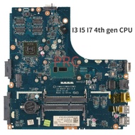 For Lenovo Ideapad B40-70 B40-80 B50-70 B50-80 Laptop Motherboard LA-B091P I3 I5 I7 4th/5th Gen CPU SR24B DDR3 Notebook Mainboard