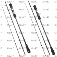 KICV Travel Jigging Rod, 3-Piece 1.83-1.91m Carbon Rod, Professional 6000g Max Load Ceramic Guides M