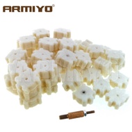 Armiyo 51pcs/set .22Cal & .30Cal ak ar m4 Chamber Mop Cleaning Pads Wool Felt Brush Cleaning Kit Hun